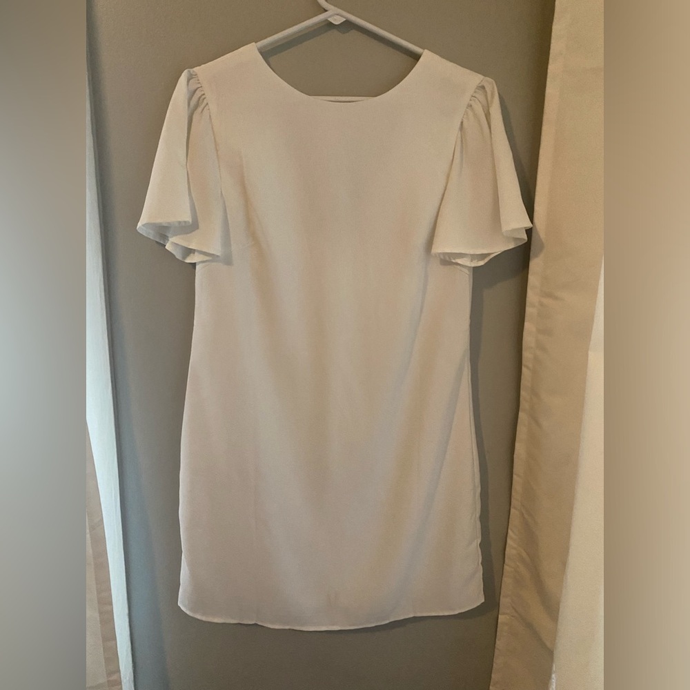 White graduation dress